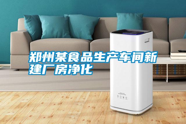 鄭州某食品生產(chǎn)車(chē)間新建廠房?jī)艋?/></p>
						    <p style=