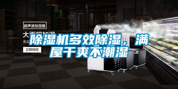 除濕機多效除濕，滿屋干爽不潮濕