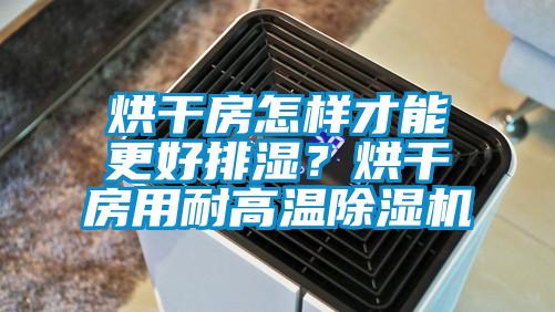烘干房怎樣才能更好排濕？烘干房用耐高溫除濕機