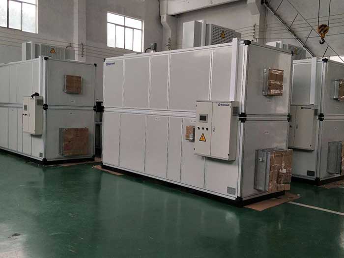 濟(jì)南銘威化工鋰電池鈷酸鋰零下40℃露點(diǎn)，三臺(tái)全新風(fēng)轉(zhuǎn)輪除濕機(jī)組